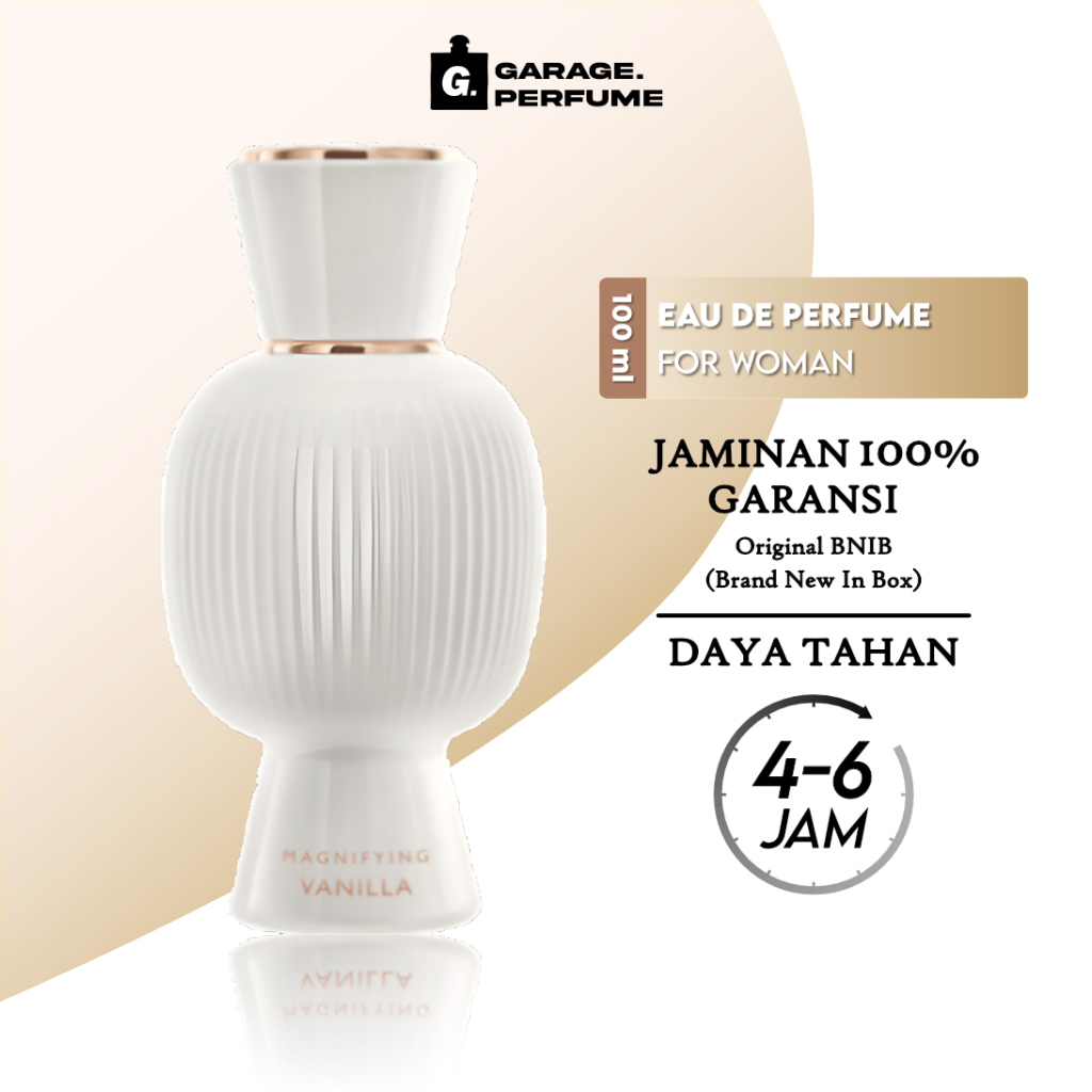 Parfum BvI Allegra Magnifying Vanilla Essence Original Singapore | Parfume Wanita EDP 100 ML By Gara