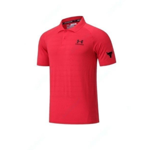 Unik Kaos Pria Olahraga Baju Kerah Premium Sport Tenis Badminton Casual New - L Limited