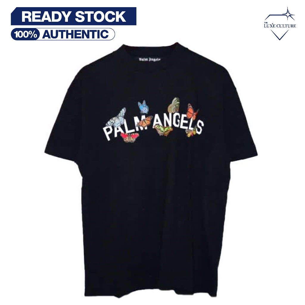 Palm Angels Butterfly Black / Kaos Branded Original