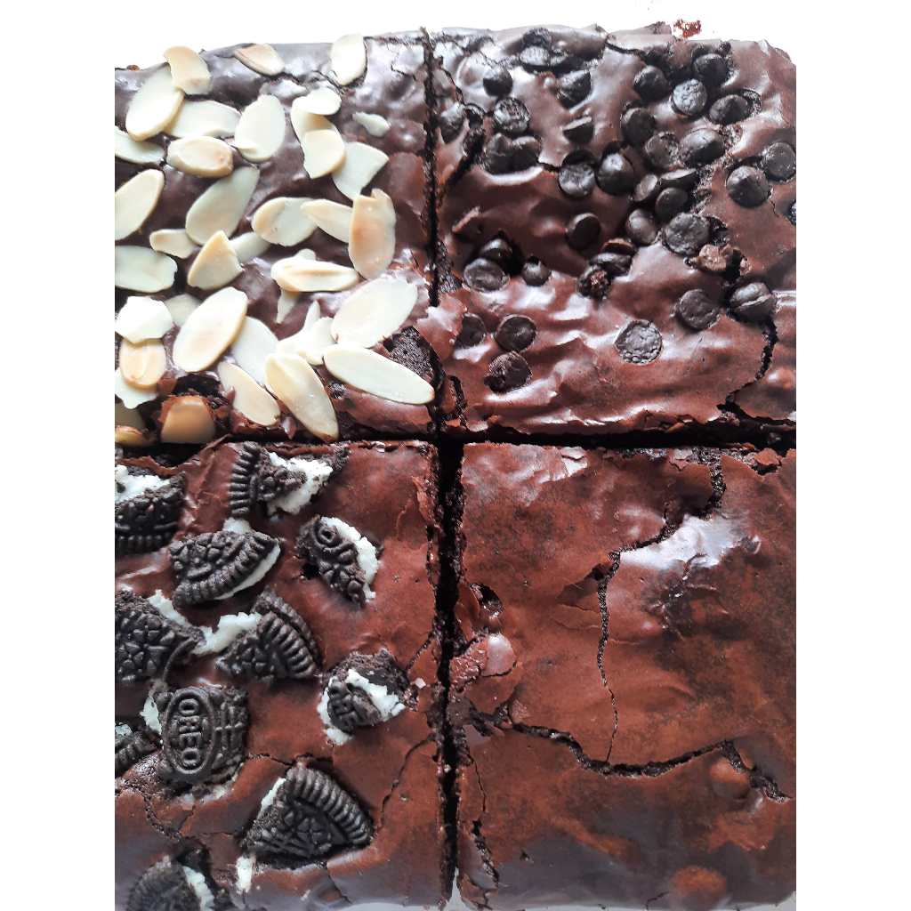 

Brownies panggang small I Brownies panggang uk 10x10 I Fudgy Brownies
