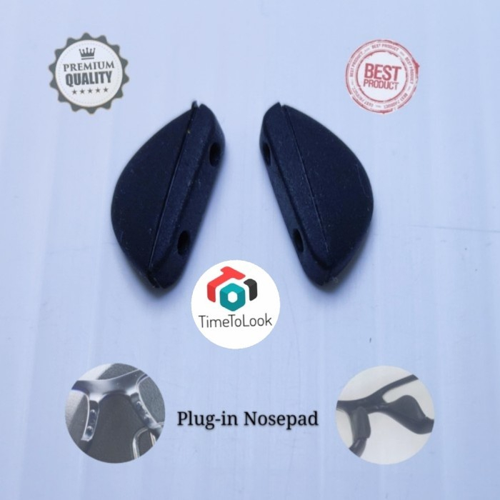 Nosepad Kacamata Plug-in Nose Pad Rubber Adidas O akley Colok Plug in