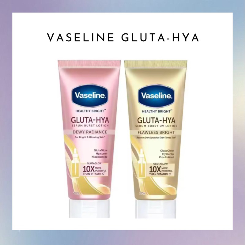 VASELINE GLUTA HYA 200 Ml ORI/ Vaseline Healthy Bright Gluta Hyaluron