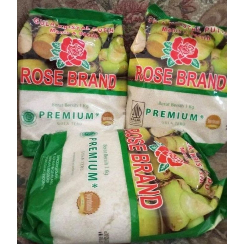 

gula rosebrand 2kg free rinso 1sachet