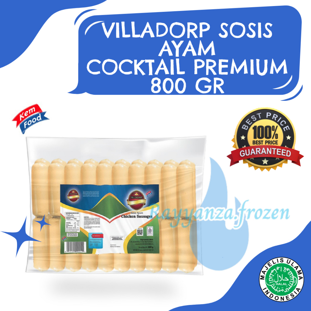 Villadorp Sosis Daging Ayam Cocktail Premium 800gr