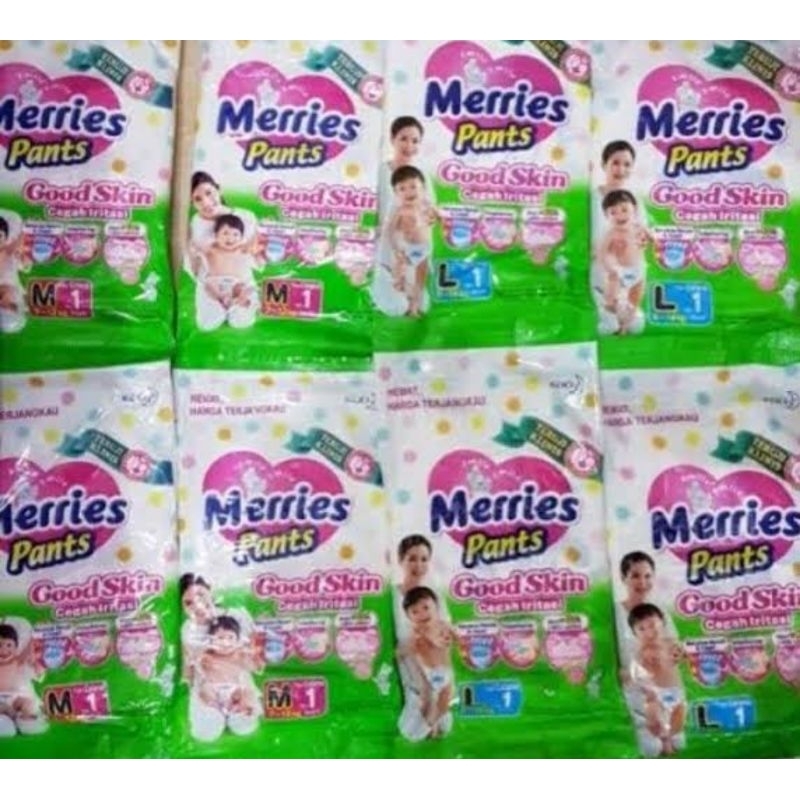Pampers merries renceng isi 6 pcs