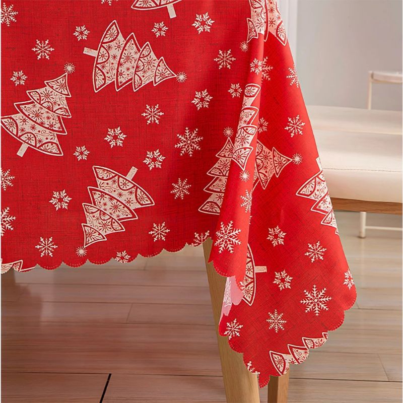 Taplak Meja Natal 73x73cm - Taplak Natal - Taplak Meja Natal