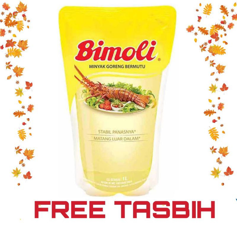 

Minyak Goreng Bimoli ☀️FREE TASBIH☀️ Kemasan 1 Liter Pouch READY STOCK