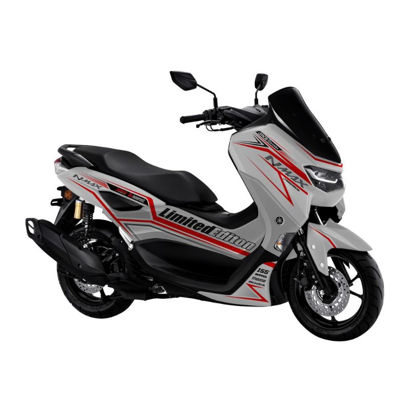 sticker decal fullbody Yamaha New nmax motif grafis merah