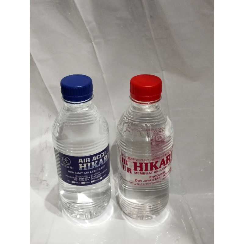 Air Aki/ Air aki tutup biru, tutup merah/ air aki biru, air aki merah