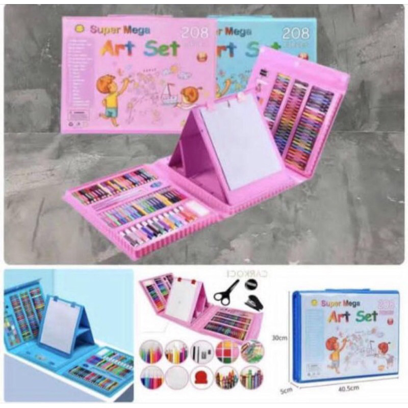

Crayon Set 208pcs / Crayon Mewarnai 208pcs & 150pcs Warna / Pensil Krayon Warna Alat Menggambar atau Mewarnai