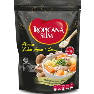 

Tropicana Slim Bumbu Kaldu Ayam & Jamur