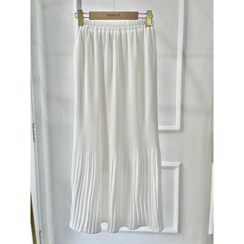 IWEARGRACIE - NAMI SKIRT / ROK PLEATS / ROK MIDI WANITA / ROK HIGHWAIST