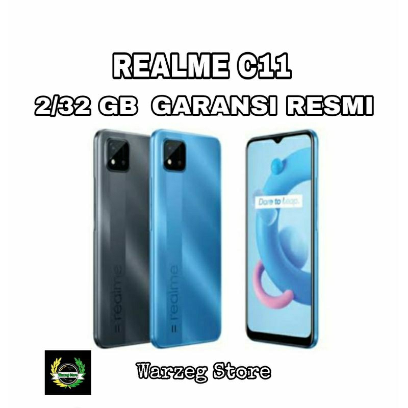 HP REALME C11 2021 2/32 GB - REALMI C 11 2021 RAM 2GB ROM 32GB GARANSI RESMI