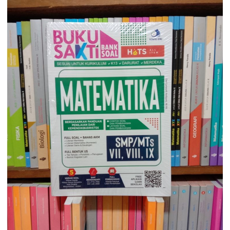 BUKU SAKTi MATEMATIKA SMP/MTs KELAS VII, VIII, IX.