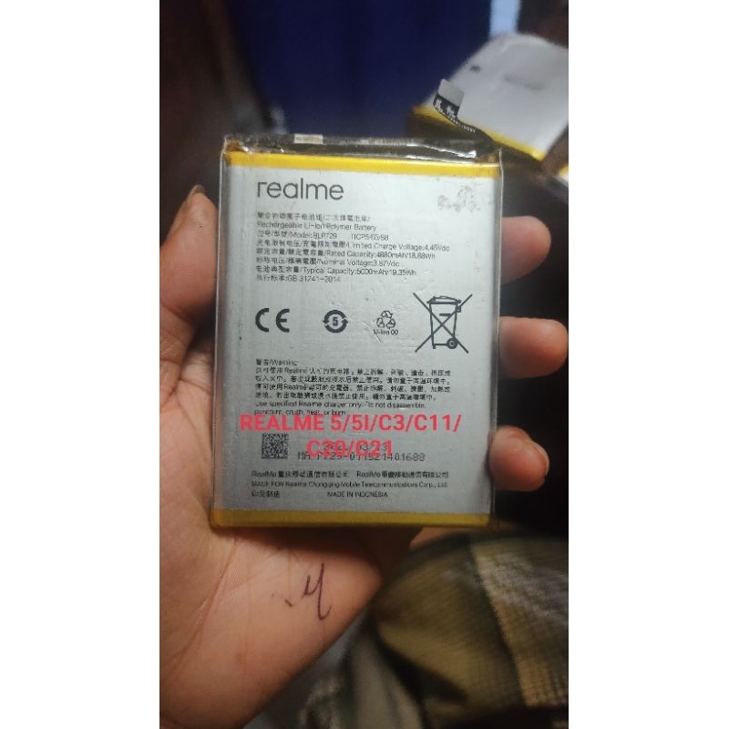 batrai ori copotan realme 5 / 5i / c11 / c20