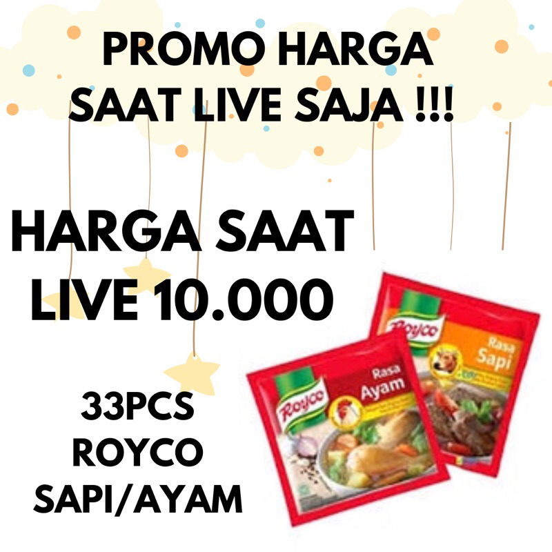 

30PCS ROYCO AYAM/SAPI 10g