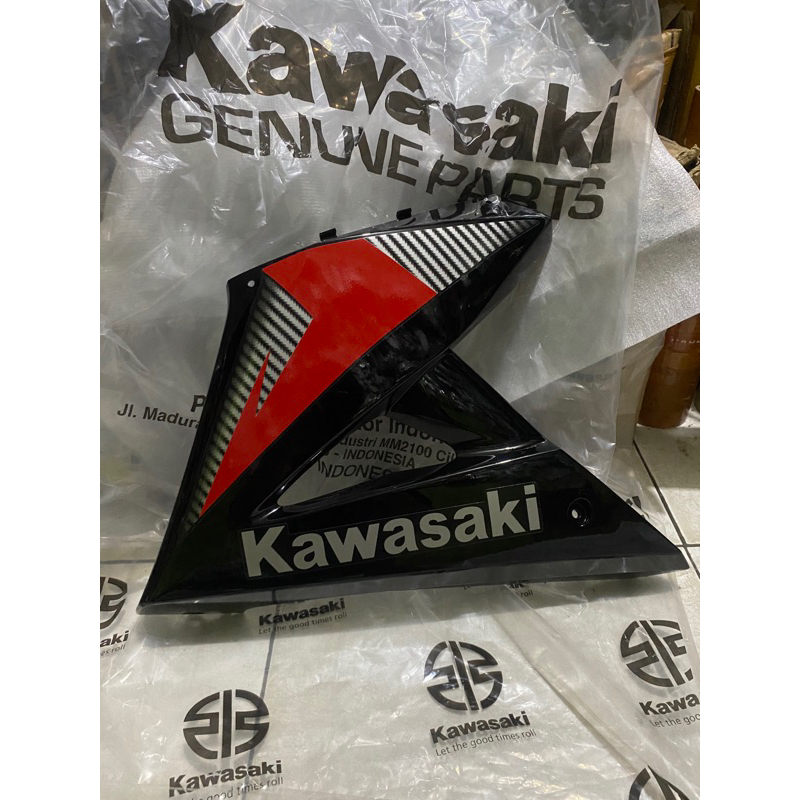 Fairing bawah ninja rr new kiri 2014 merah