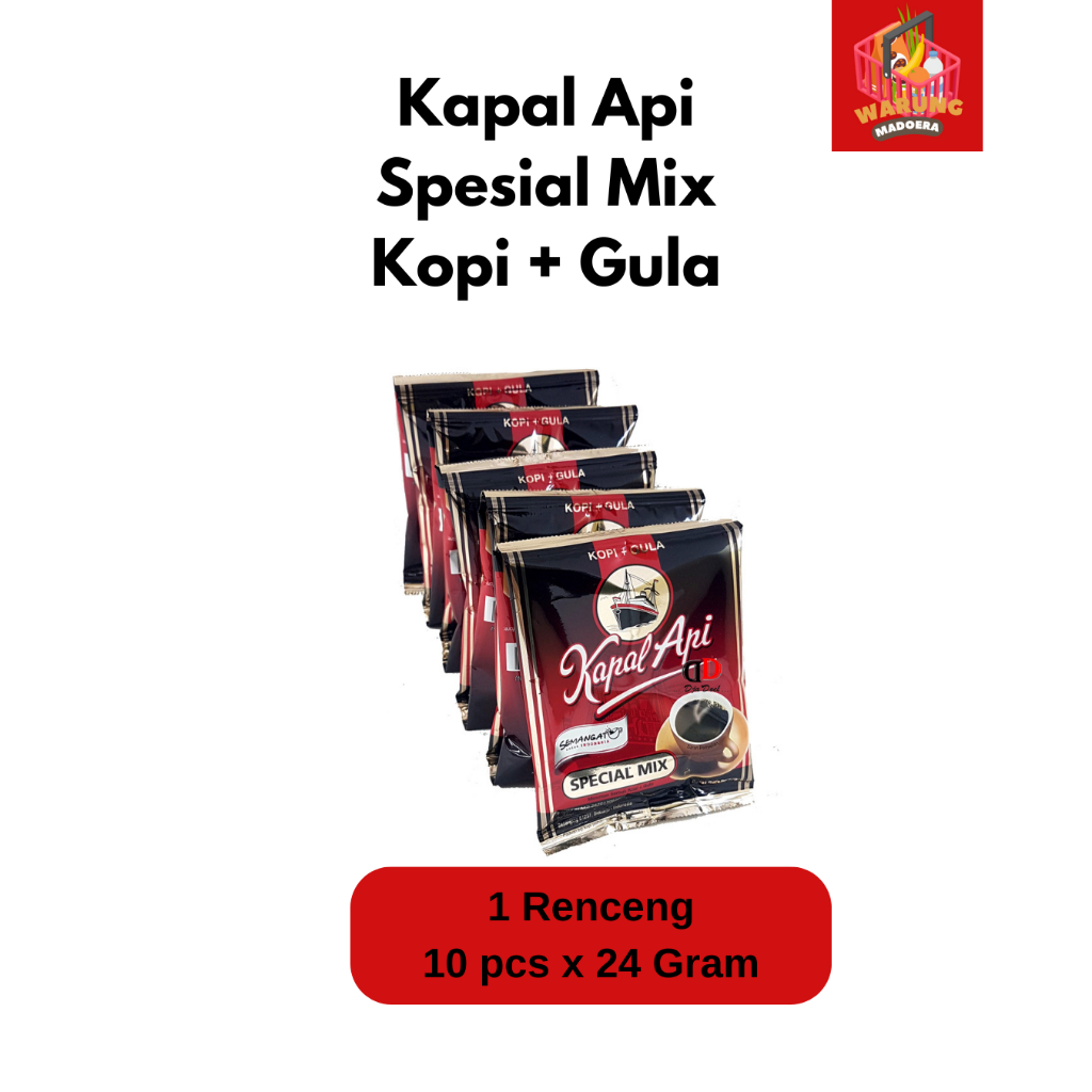 

Kopi Kapal Api Special Mix 25 Gram 10 Sachet