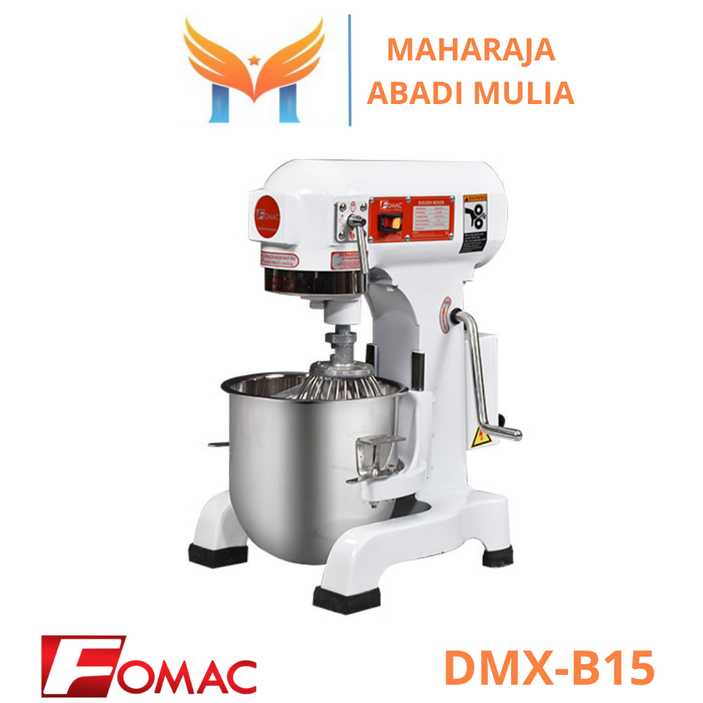 Dough Planetary Mixer Fomac Dmx-B15 Mixer Roti 15 Liter Garansi Resmi