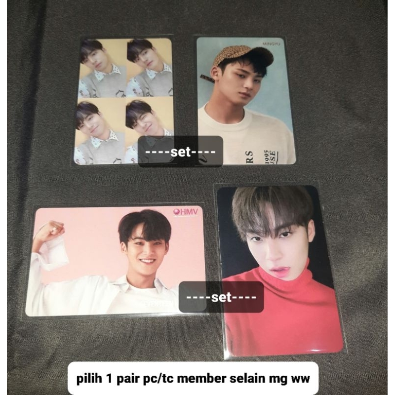 [PAIR/BACA DESKRIPSI DAN FOTO] Mingyu Henggarae Net Grid GoMagz White Ver.