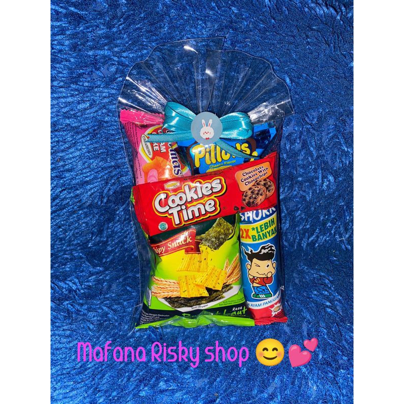 

mini paket Snack ultah anak