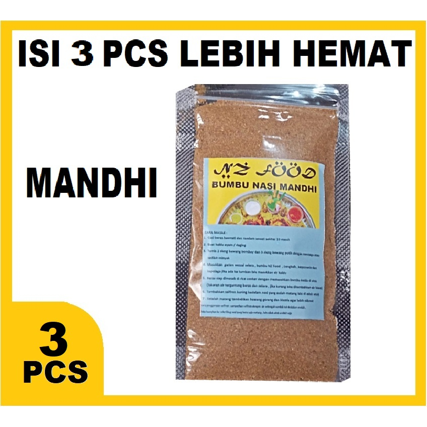 

BUMBU MANDHI ISI 3 LEBIH HEMAT