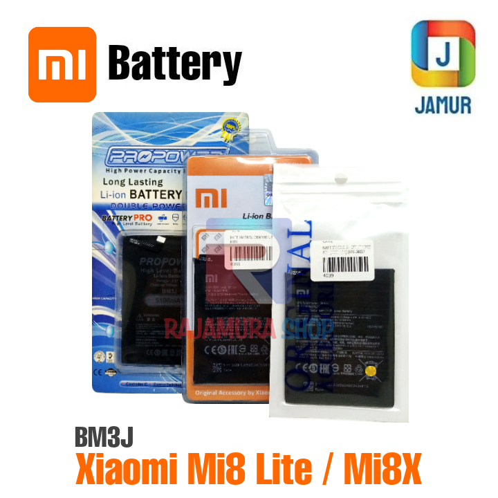 BATERAI XIAOMI Mi8 LITE Mi8X BATERAI BM3J BATRAI BATRE XIAOMI Mi8 LITE