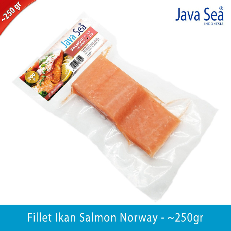 

JAVA SEA IKAN SALMON ATLANTIC - NORWAY FILLET PACK 200GR - 300GR