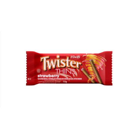 

TWISTER THINS STRAWBERRY 15 GRAM