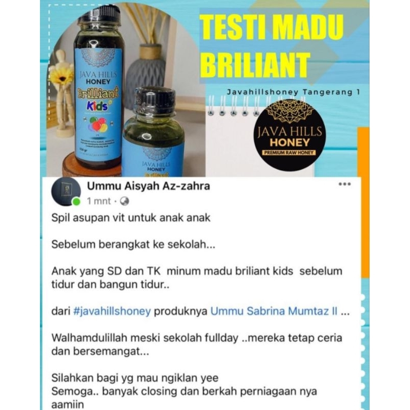 

Madu Brilliant Kids Java hills honey
