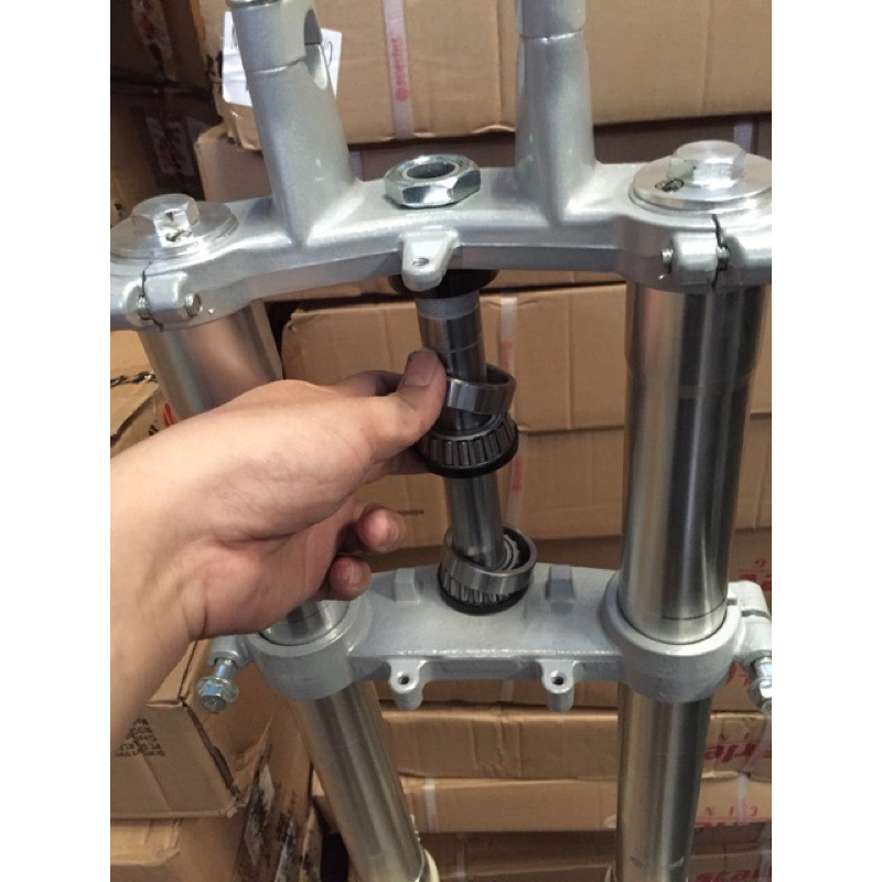 Shock depan  usd klx trail 150 + bering