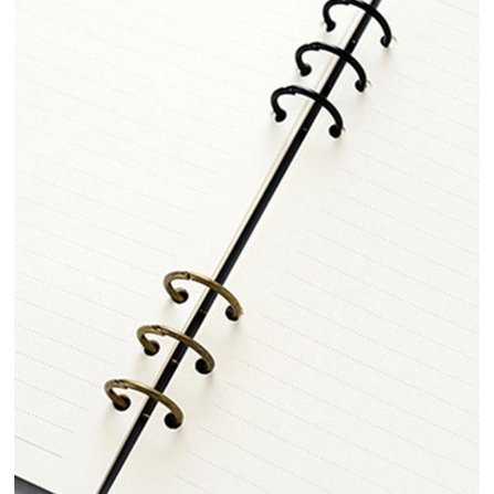 

3 Ring Binder Metal Clip Movable Open Desk/RING BINDER BESI Calendar Book Rings Loose-leaf Binder