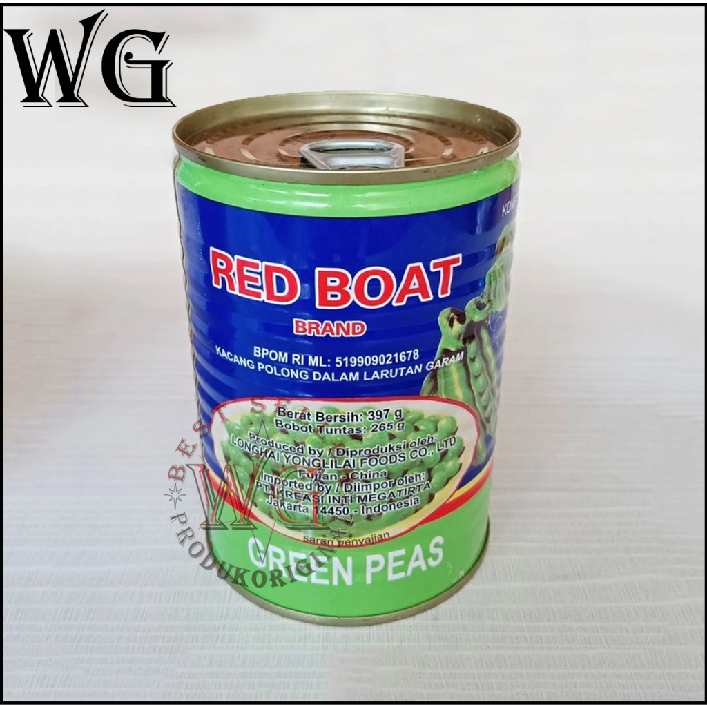 

Green Peas Red Boat Brand 397 Gram Kacang Polong Dalam Larutan Garam