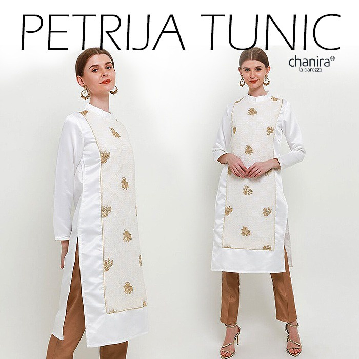 CHANIRA - Petrija / Atasan Tunik Wanita Motif Premium