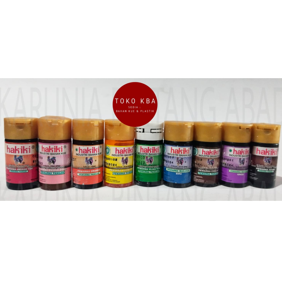 

Pewarna Makanan Hakiki Bahan Tambahan Pangan Food Colouring 15 mL