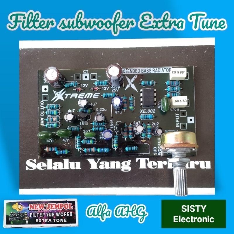 Filter Subwofer Extra Tune NEW JEMPOL Alfa Ahg
