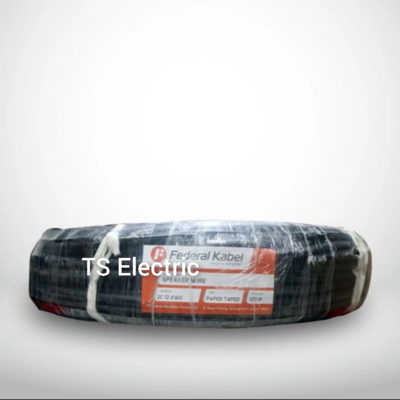 Federal Kabel Speaker Wire 2C 12 AWG / Kabel Speaker Federal 2C @100M