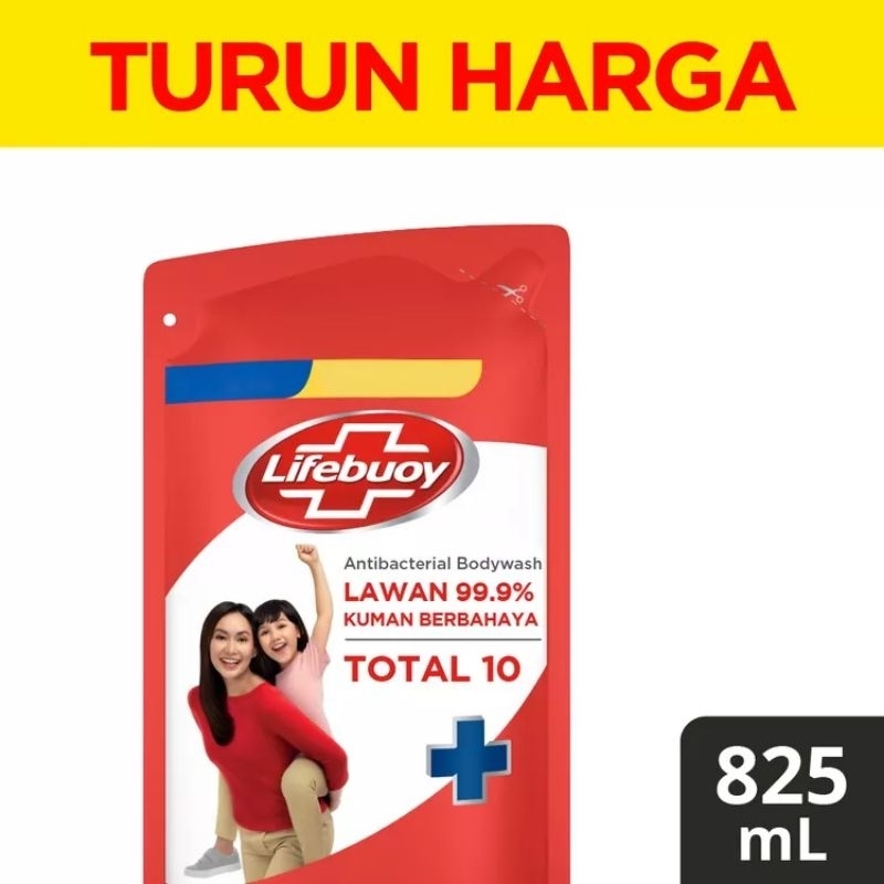 LIFEBUOY SABUN MANDI CAIR ANTISEPTIK TOTAL 10