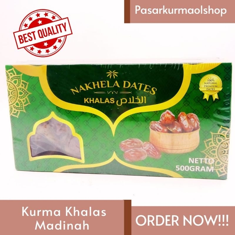 

Kurma Khalas Nakhela Dates 500gr