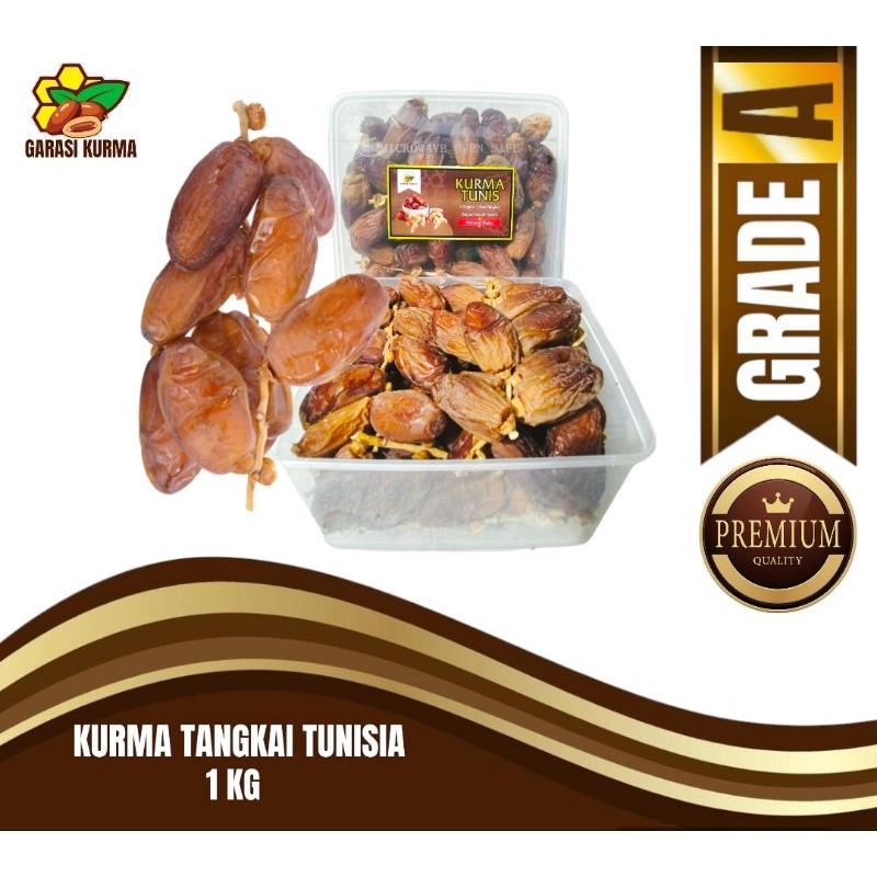 

KURMA TUNISIA TANGKAI 1 KG || kurma tangkai