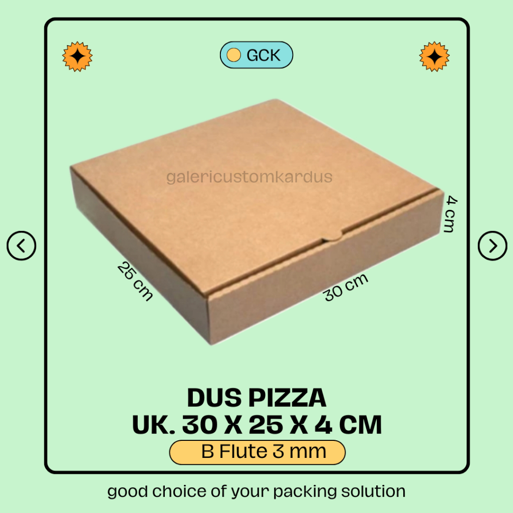 

(min. order 10) Dus pizza Gift Box Hampers Kardus Packing 30x25x4