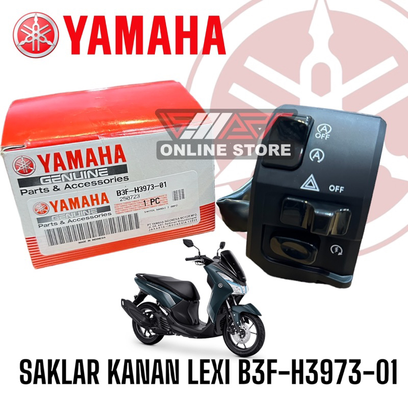 SAKLAR KANAN YAMAHA LEXI B3F-H3973-01/B3F-H3973-02