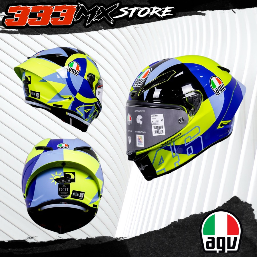 Helm AGV Pista Gp RR E2206 DOT MPLK Soleluna 2022 013 AGV Original