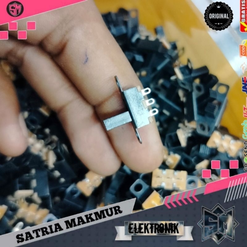 Switch Geser 3 pin ukuran Mini/kecil