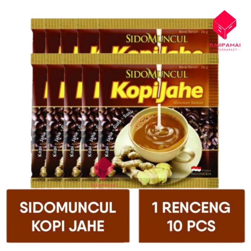 

Kopi Jahe Sidomuncul 1 Pack 10 Sashet
