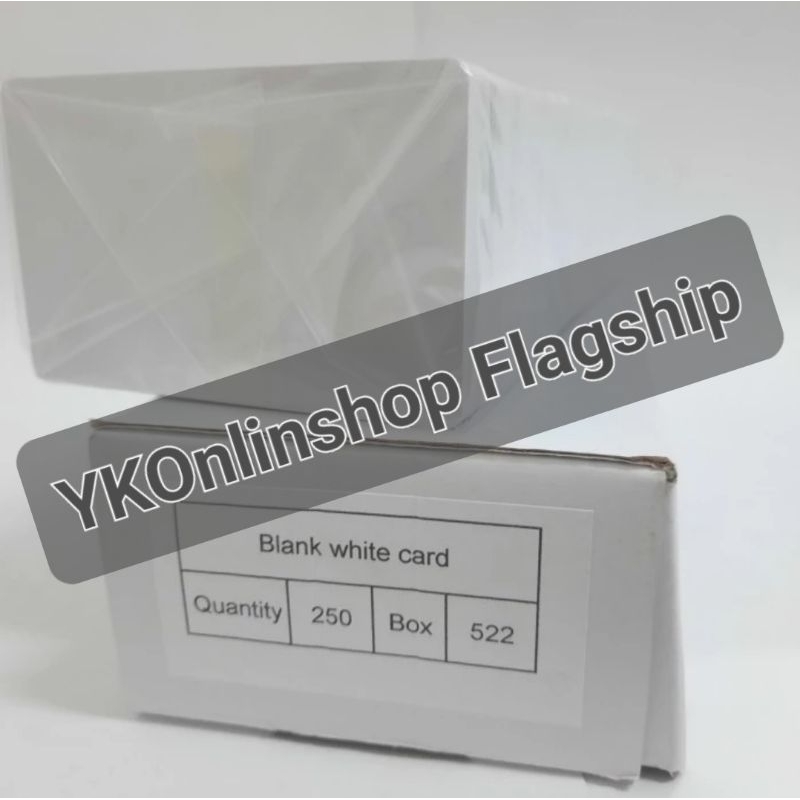 

PVC WHITE BLANK ID CARD 250PCS