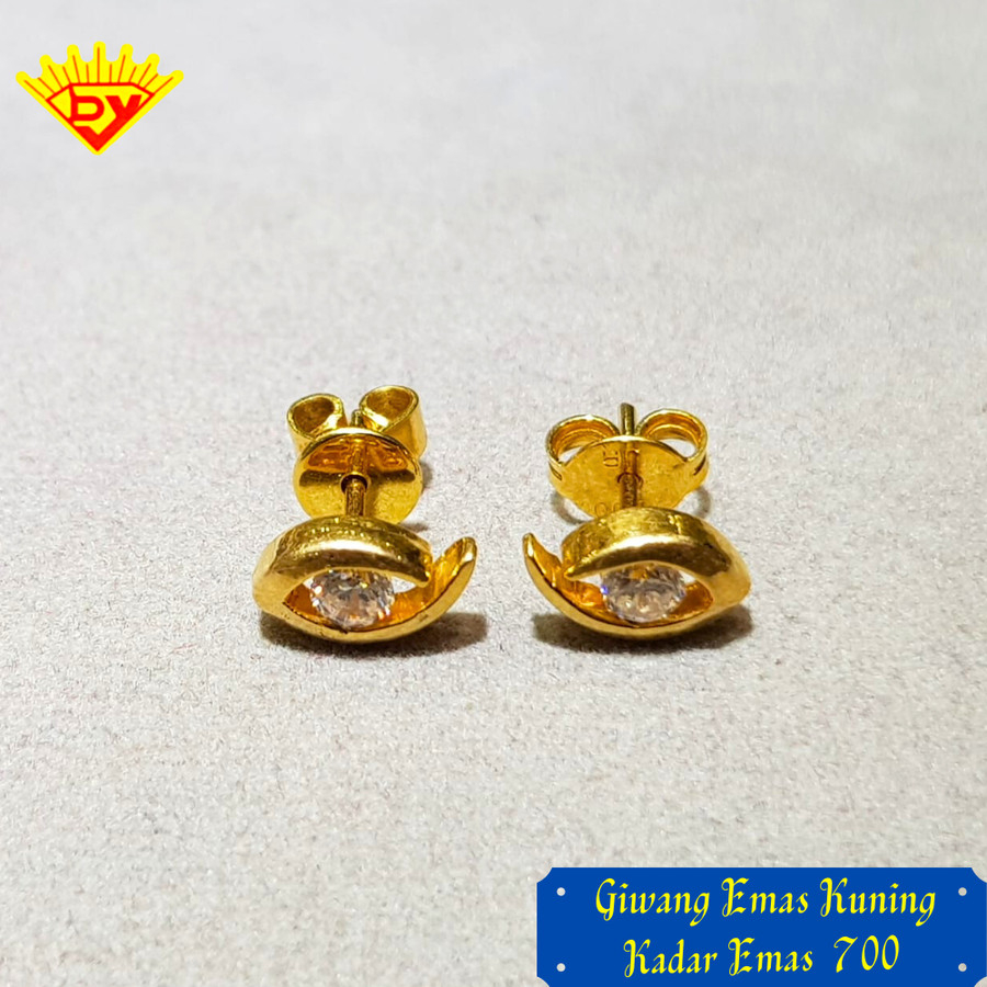 Giwang Emas Kuning 267 Kadar Emas 700