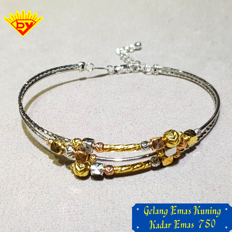 Gelang Emas Kuning 260 Kadar Emas 750