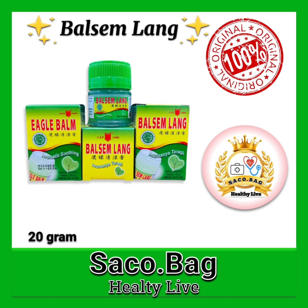 Balsem Lang - Eagle Balm - Balsem Cap Lang 20 gram