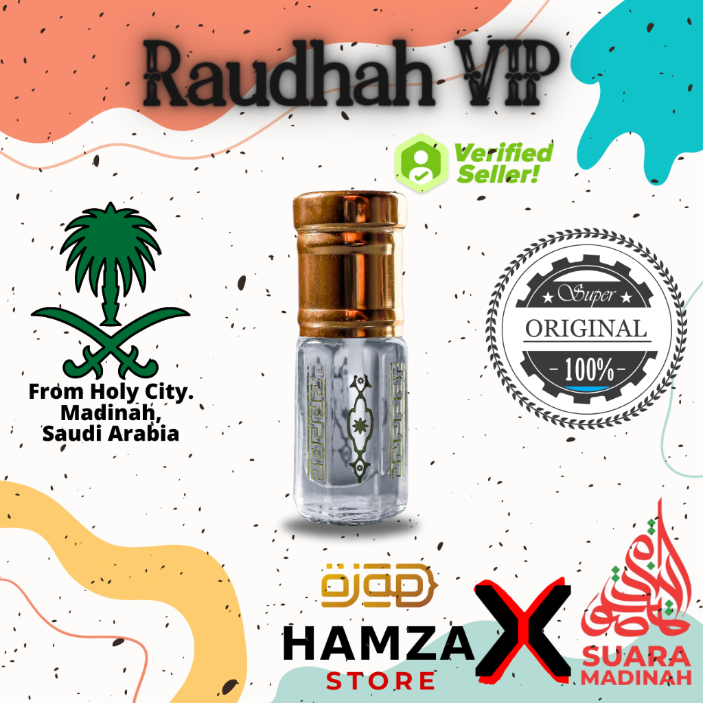 RAUDHAH VIP (AROMA KARPET NABAWI ORIGINAL SAUDI ARABIA) - PARFUM SUARA MADINAH